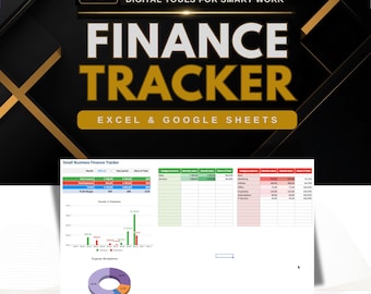 Small Business Finance Tracker | Excel & Google Sheets | Self Employed Budget Planner