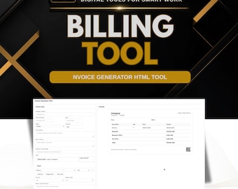 Strumento HTML per la generazione di fatture / Fatturazione per freelance e piccole imprese (Download PDF)