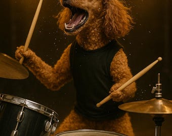 Custom Rock Dogs wall art poster