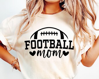 Football maman SVG, conception de chemise pour le jour du match (téléchargement numérique)