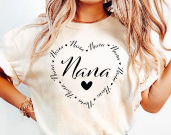Nana Herz SVG, Nana SVG, Nana Shirt SVG, Muttertags-SVG, Nana Life SVG, Gesegnete Nana SVG, Geschenk für Nana, Nana Valentinstag SVG, Liebe Nana SVG