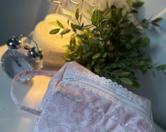 Handmade Cotton Diaper Pouch, Portable Baby Essentials Bag, Baby Shower Gift, Nappy Organizer, Travel Wipe Case, Diaper Clutch