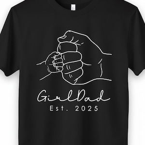 Custom Dad Baby Shirt, Matching Dad Baby Shirt, Daddy Girl T-Shirt, Cute Father Daughter Shirt, Personalized Boy Dad Tee