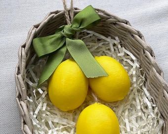 Realistic Lemon Soap on a Rope, Fake Fruit Kitchen Decor, Amalfi Coast Aesthetic, Limoncello Party Favor, Citrus Bath Prop, Summer Gift