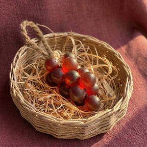 Realistic Handmade Grape Soap – Fruit Shaped Soap, Vegan Guest, Bathroom/Kitchen Sink Decor