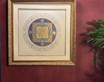 wall decor - illumination art - frame - wall painting