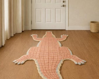 Playful Crocodile Kids Rug – Soft, Safe & Fun Floor Companion