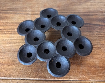 Vintage Dansk Designs Star Cluster Candle Holder | Jens Quistgaard Cast Iron MCM Denmark