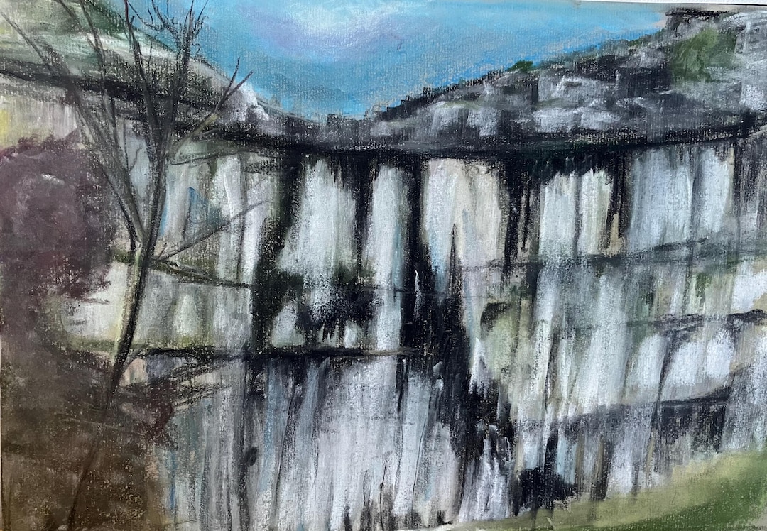Malham Cove Original Soft Pastel Drawing A3 Etsy malham-cove-original-soft-pastel-drawing-a3-etsy