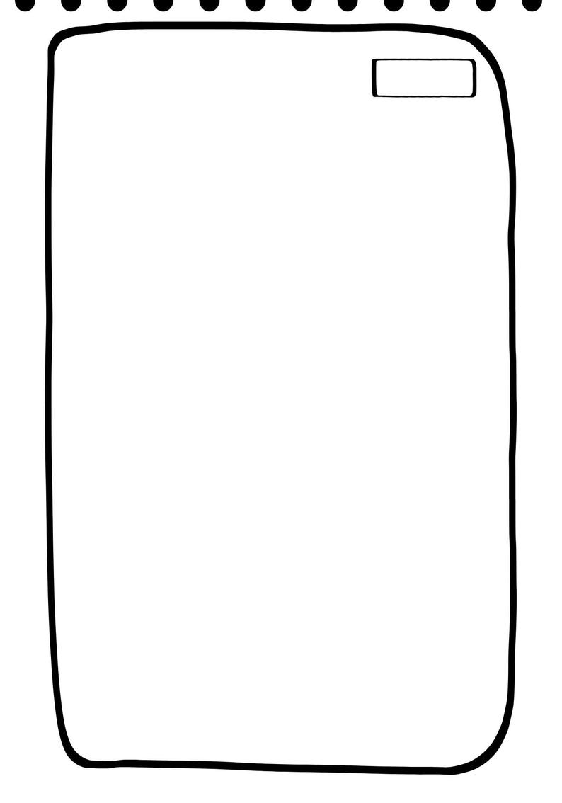 4 PACK Receipt-style Digital Notepad Page |stationery | PNG + PDF | for ...