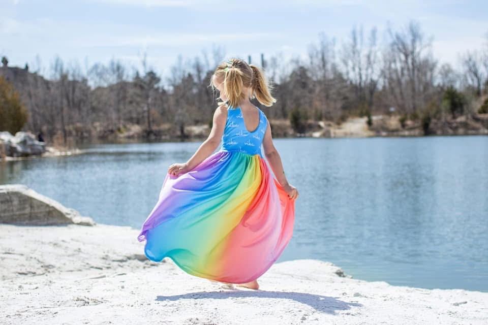 Womens Rainbow Dress - Etsy