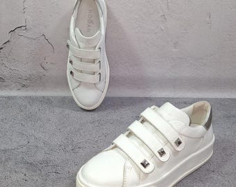 Sneakers Hogan witte leren sneakers dames 37 Eu (6.5 US) Schoenen