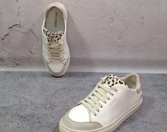 Size 38 EU (7.5 US) Sneakers Alex Arigato Clean 90 White Leather & Suede Shoes