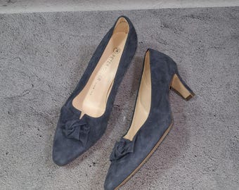 Peter Kaiser blauwe suède pumps 38Eu (7 US) Duitsland