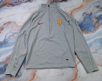 Vintage trui Nike Total 90 Manchester United 2004/2005 voetbaltrainingstop maat M