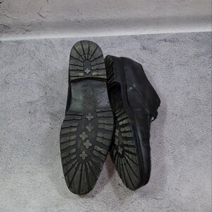 45 EU (11 VS) Sutor Mantellassi-loafers Italiaanse zwarte leren derby-instappers afbeelding 4