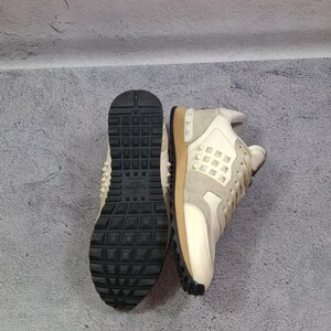Sneakers Valentino Garavani RockRunner Damen Beige Leder & Wildleder Trainer 37 Eu (6.5 US) Schuhe Bild 4
