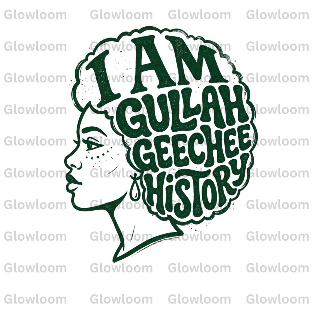 I Am Gullah Geechee History PNG: Afro Heritage Pride Cultural Roots Png ...
