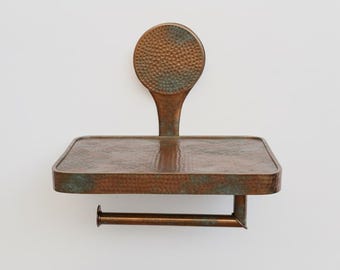 Étagère Murale Bois Massif Palazzo INT 3 Niveaux - Gris - Style Ancien - 110 Cm