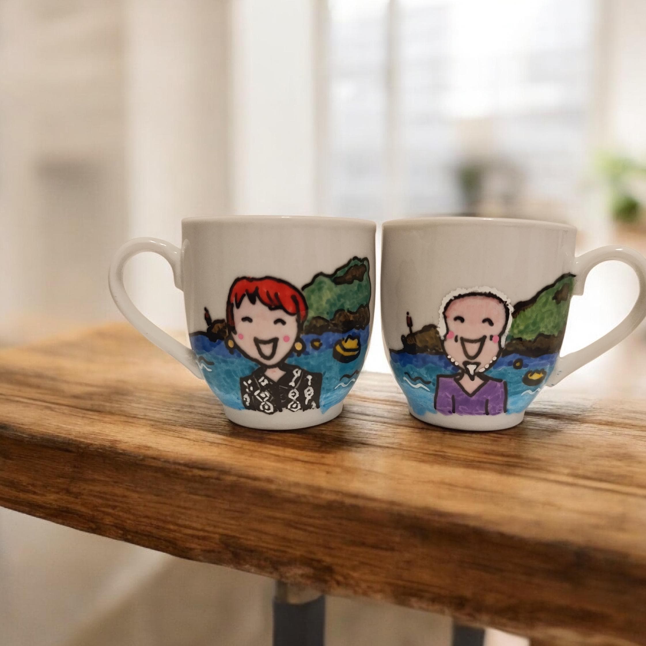 Tazzina da caffè personalizzata - Tazzine da caffè dipinte a mano