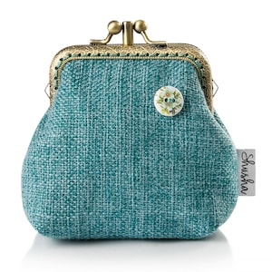 Doppel Kiss Lock Geldbörse, personalisierte Frauen Geschenk, Kiss Lock Geldbörse, Doppel Taschen Geldbörse, Kiss Lock Geldbörsen, Retro Geldbörse