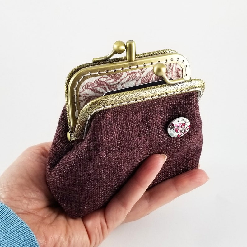 Double Kiss Lock Purse Women Gift Kiss Lock Coin Purse Etsy