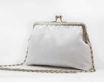 Wedding Purse, Evening Clutch Bags, White Clutch Purse, Wedding Purse Bride, Wedding Purse For Bride, Gift For The Bride, Wedding Purses