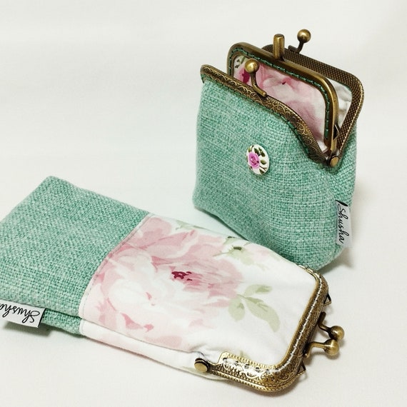Coin Purse Wallet Double Pocket Coin Purse Coin Purse and Card