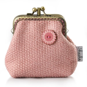 Kiss Lock Purse,  Retro Coin Purse Personalized Gift For Women, Double Kiss Lock Coin Purse, Kiss Lock Coin Purse, Double Pockets Coin Purse