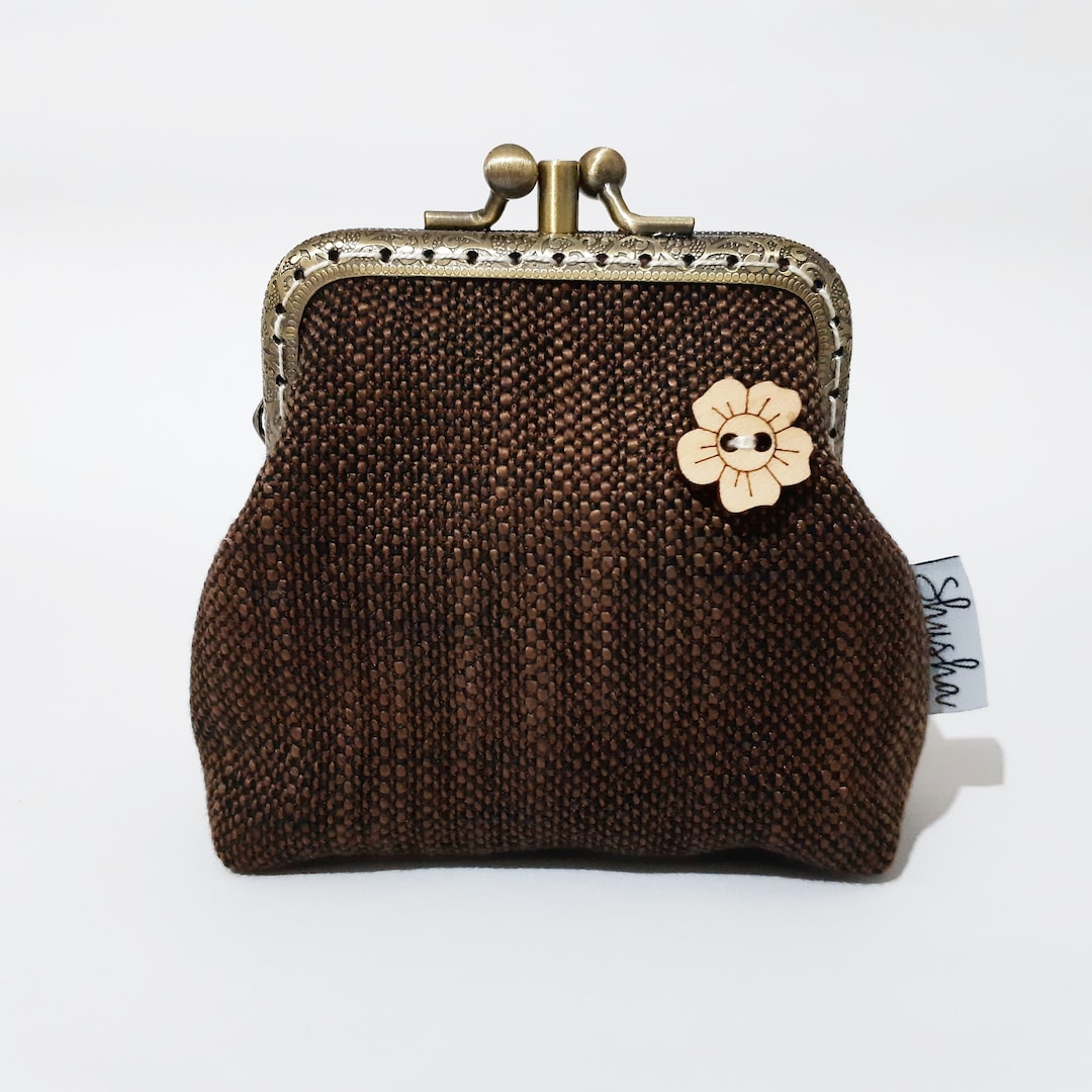 Small Kiss Lock Change Purse Buy Clasp Coin Purse, Vintage Style