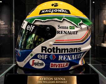 アイルトン・セナ レプリカ F1 ヘルメット - Etsy 日本