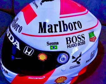 Ayrton Senna celebration!Wearable helmet in all sizes
