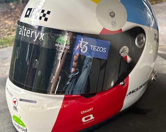 Lando Norris Miami 2021 Replica Helmet - The very last one. Full Scale Presentation Helmet