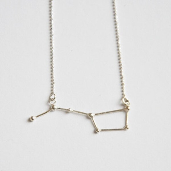 Ursa Major / Big dipper necklace sterling silver
