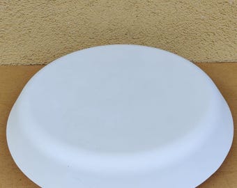31,5cm Plate Dish Flat Bottom Plaster Drape Mold for Pottery and Ceramics