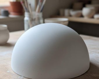 25cm Hemisphere Plaster Hump Mold for Pottery and Ceramics
