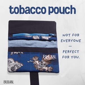 skull tobacco pouch 3D Crazy horse Mexican Skull Tobacco Pouch