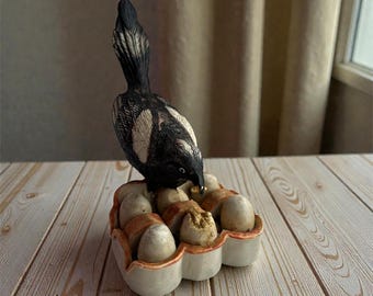 Song Thrush Replica Bird Egg - Etsy