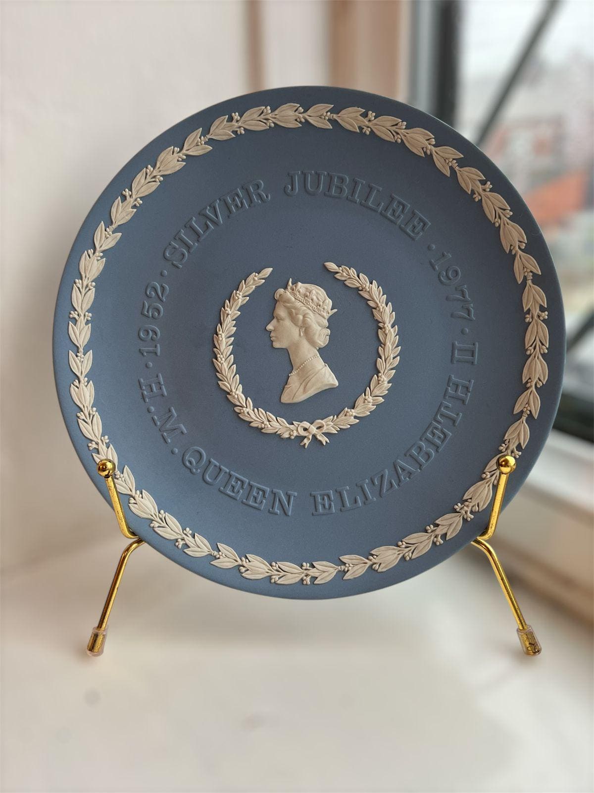 SPODE エリザベス女王 記念プレート　1952-2002 Queen Elizabeth Ii Silver Jubilee Plate 1952=1977 - Etsy