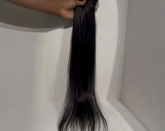 Extensiones de cabello sin costuras / Extensiones de cabello virgen sin tratar reutilizables / Trama sin costuras