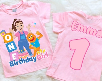 Inspired Can You Say One Birthday T Shirt: Ms Rachel Party, Gift for Girls