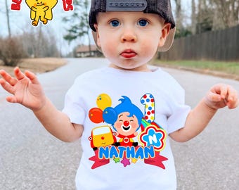 Inspired Circus Birthday T Shirt: Plin Party Theme, Family Matching Tee, Gift for Kids