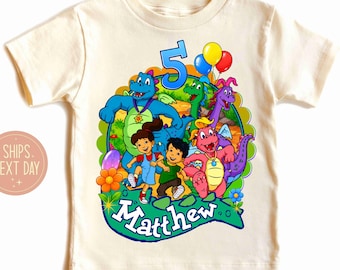 Inspired Dragon Birthday T Shirt: 90s Kids Cartoon Tee, Retro TV Show, All Sizes