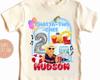 Inspired Song Birthday T Shirt:  Chatta Two Party Theme, Gift for Kids