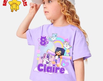Inspired Cat Garm Birthday T Shirt: Aphmaa Party Theme, Gift for Girls