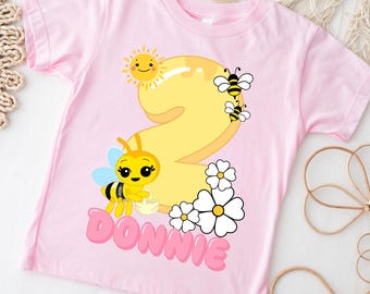 Inspired Little Bee Birthday T Shirt: Bee Circus Party Theme, Gift for Babys