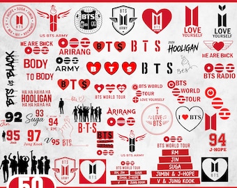 SVG-bundel geïnspireerd op popmuziek | Cricut-, Silhouette- en lasersnijbestanden, SVG-bundel in K-pop chibi-stijl, SVG-bundel geïnspireerd op Koreaanse idolen