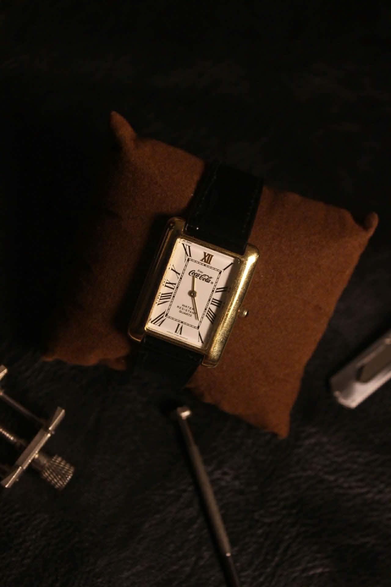Vintage Seiko X Coca-cola Tank Watch | VT00-5A20 | Japan Quartz