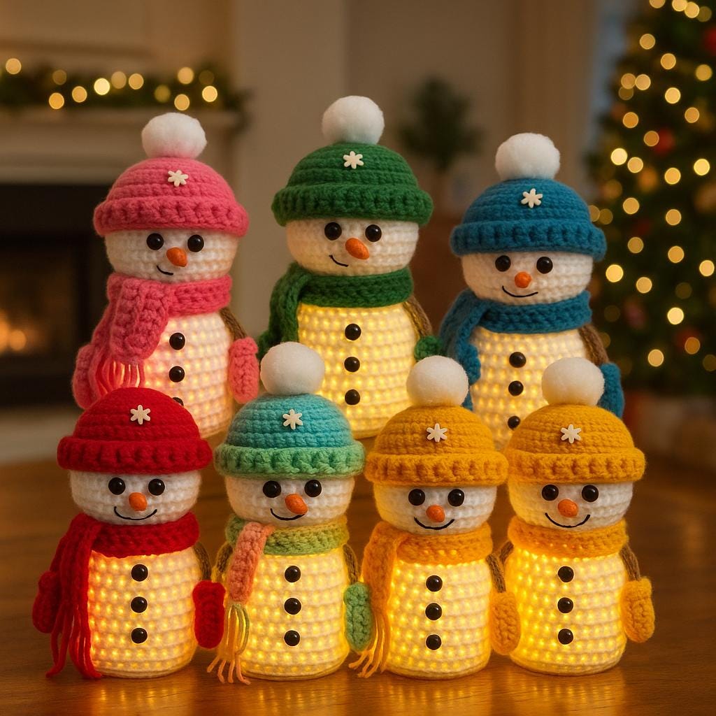 Cartolina Di Natale Con Il Pupazzo Di Neve Sorridente Illustrazione - Foto 9