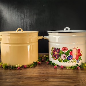 Emaillierter Kochtopf, 9 Liter